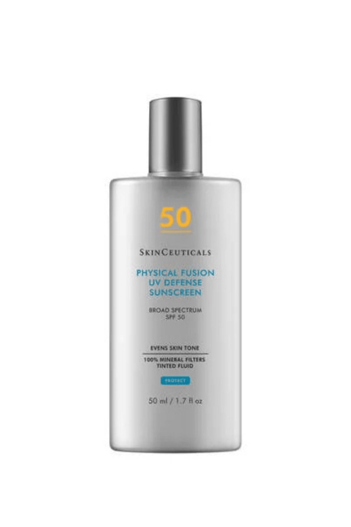 SkinCeuticals Physical Fusion UV Defense Sunscreen 1.7 oz – tinted broad-spectrum SPF 50 sunscreen for all skin types at West Em Medical Spa