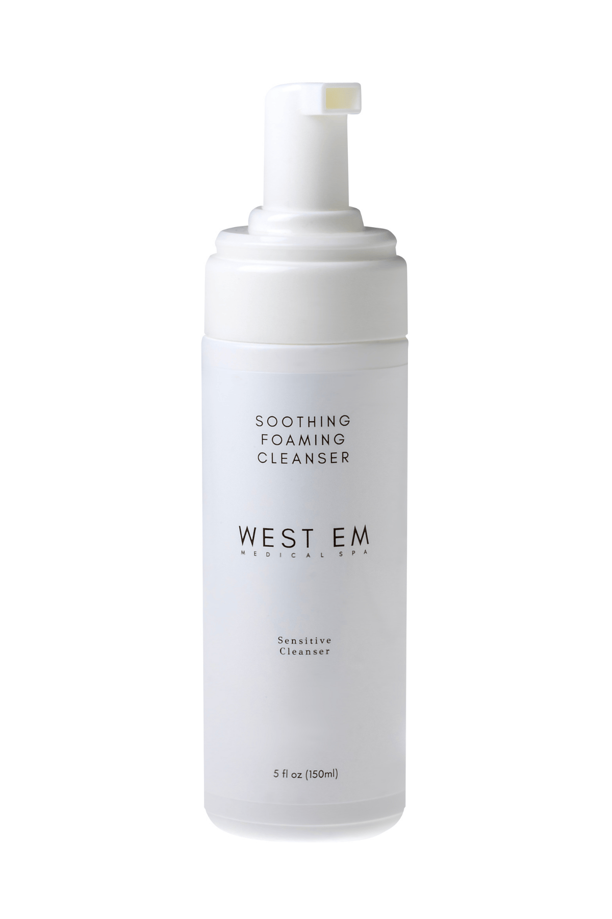 West Em Soothing Foaming Cleanser 5 oz – gentle foaming face wash for sensitive or reactive skin, removes impurities without stripping at West Em Medical Spa