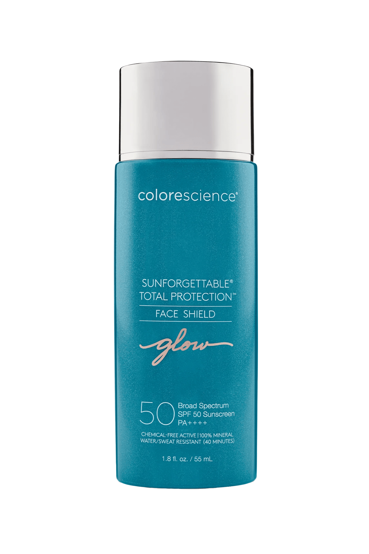 Colorescience Face Shield Glow SPF 50 1.8 oz – illuminating mineral sunscreen with a radiant finish and broad spectrum protection at West Em Medical Spa