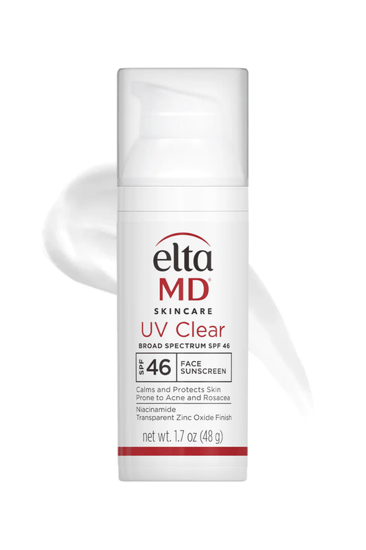 EltaMD UV Clear SPF 46 1.7 oz – lightweight facial sunscreen formulated with niacinamide for sensitive or acne-prone skin at West Em Medical Spa