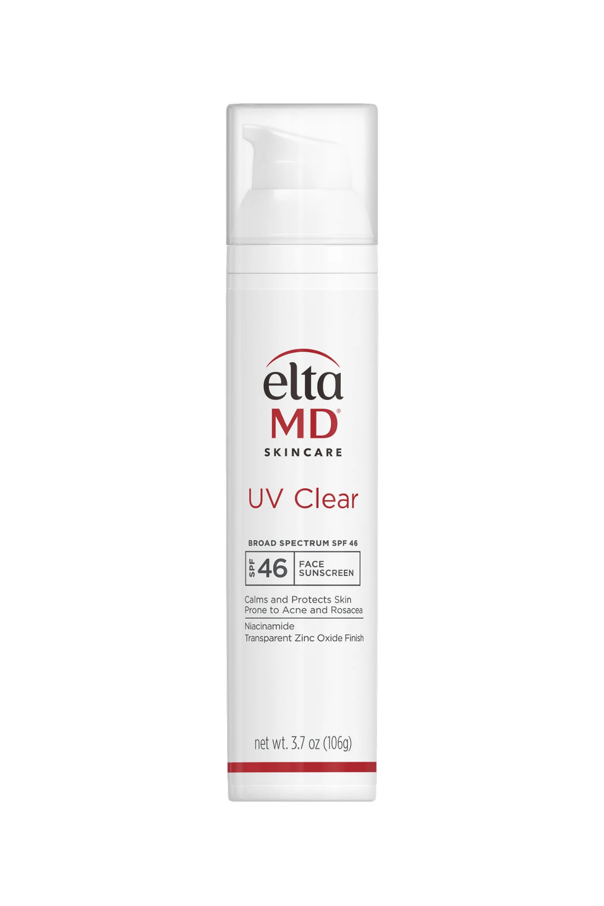 EltaMD UV Clear SPF 46 3.7 oz – lightweight facial sunscreen formulated with niacinamide for sensitive or acne-prone skin at West Em Medical Spa