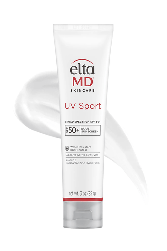 EltaMD UV Sport SPF 50 3 oz – water-resistant sunscreen ideal for active lifestyles, protects skin during outdoor activities at West Em Medical Spa
