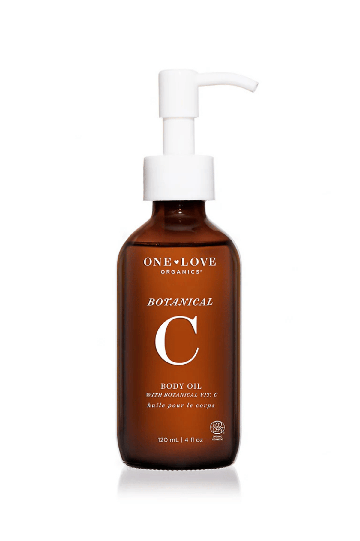One Love Botanical C Body Oil 4 oz – hydrating body oil enriched with vitamin C for radiant, nourished skin at West Em Medical Spa