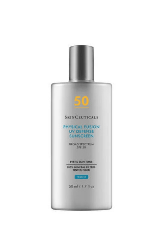 SkinCeuticals Physical Fusion UV Defense Sunscreen 1.7 oz – tinted broad-spectrum SPF 50 sunscreen for all skin types at West Em Medical Spa