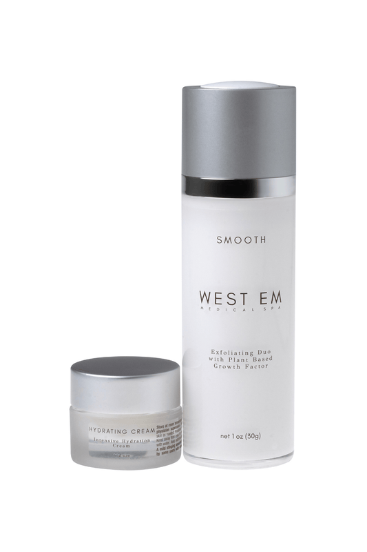 West Em Smooth Exfoliating Duo 1 oz – dual-action exfoliating treatment to gently smooth and renew skin texture at West Em Medical Spa