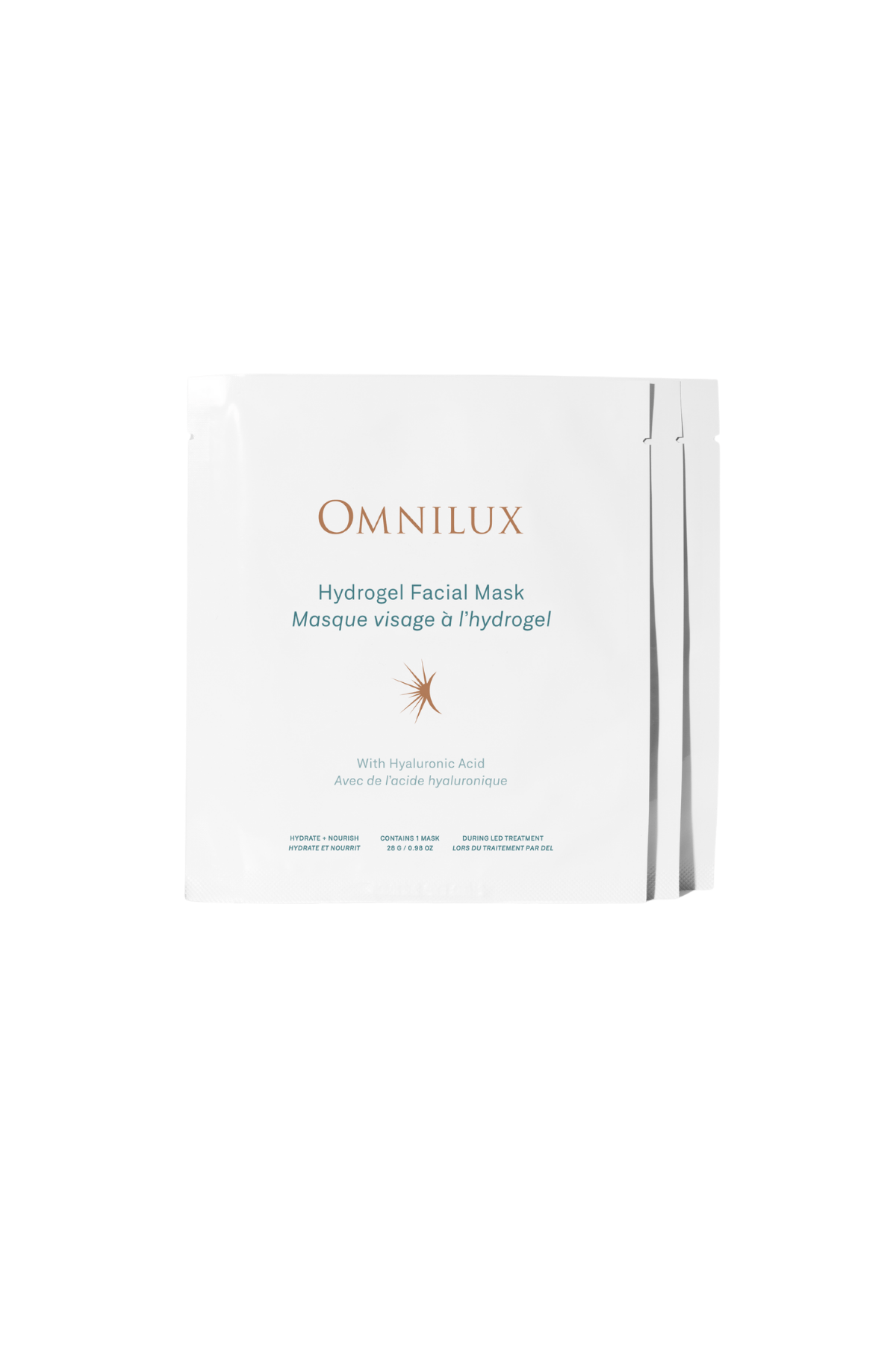 Omnilux Hydrogel Mask 3 count that firms, hydrates, and nourishes skin, designed to enhance Omnilux LED treatments at West Em Medical Spa