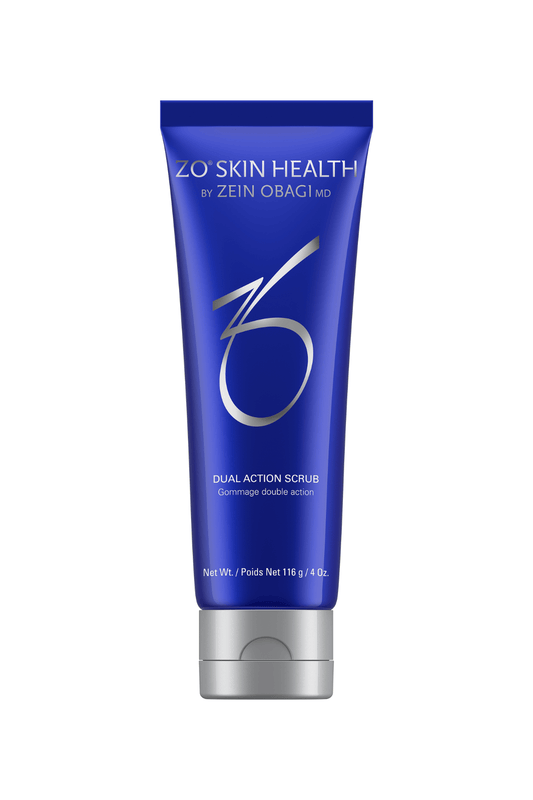 ZO Dual Action Scrub 4oz – exfoliating scrub for oily, blemish-prone skin at West Em Medical Spa